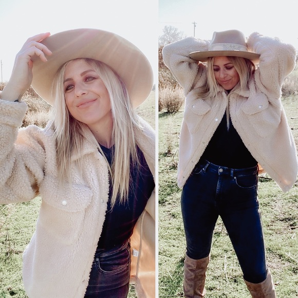 NWT FAUX FUR SNAP BUTTON JACKET - Picture 5 of 16